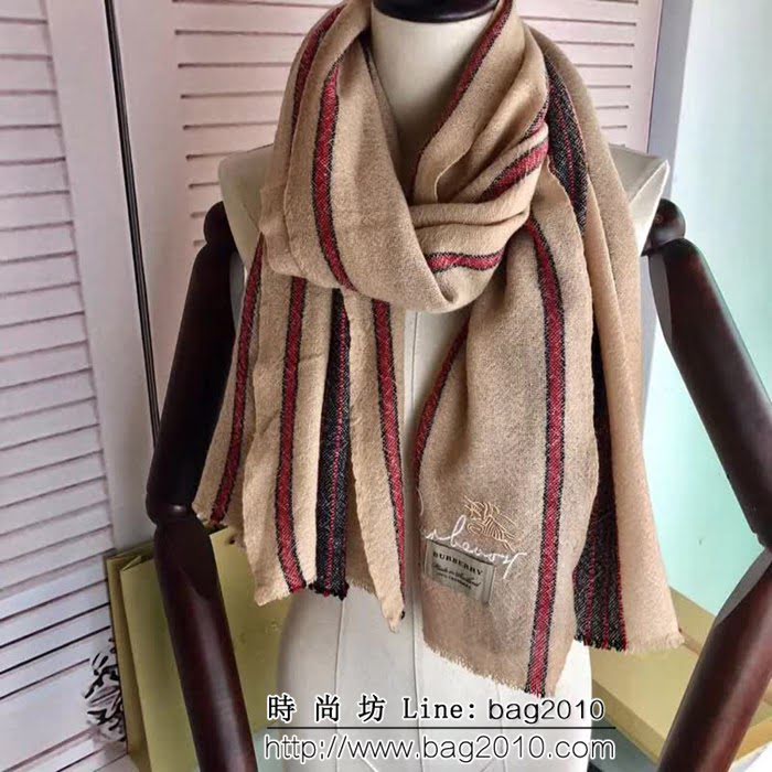 BURBERRY巴寶莉官網爆款 2018秋冬專櫃最新羊羔絨圍巾 男女情侶款 LLWJ6666